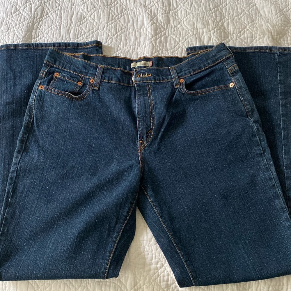 Levi’s dark wash bootcut jeans